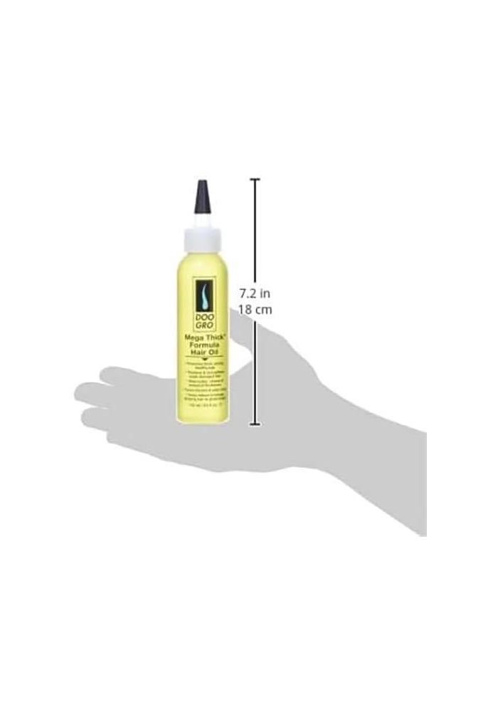 Doo Gro Mega Thick Growth Oil - 125 ml Hair Oil for Thickening and Strengthening Hair - Image 4